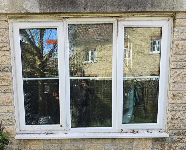 Window before cleaning in the Bristol area